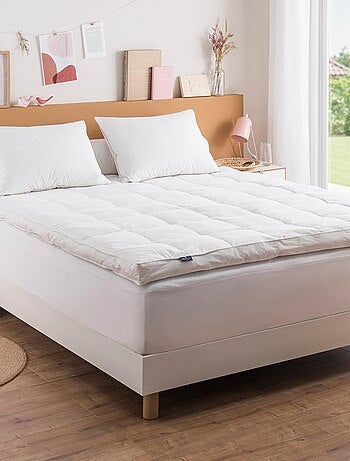 Surmatelas Premium Naturel - 10% duvet - DUNLOPILLO