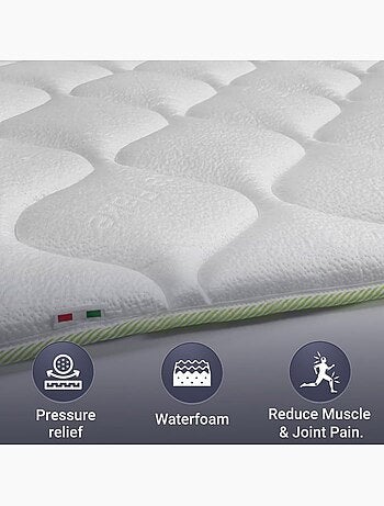 Surmatelas rafraîchissant - the white stone - artic cold - technologie cooler