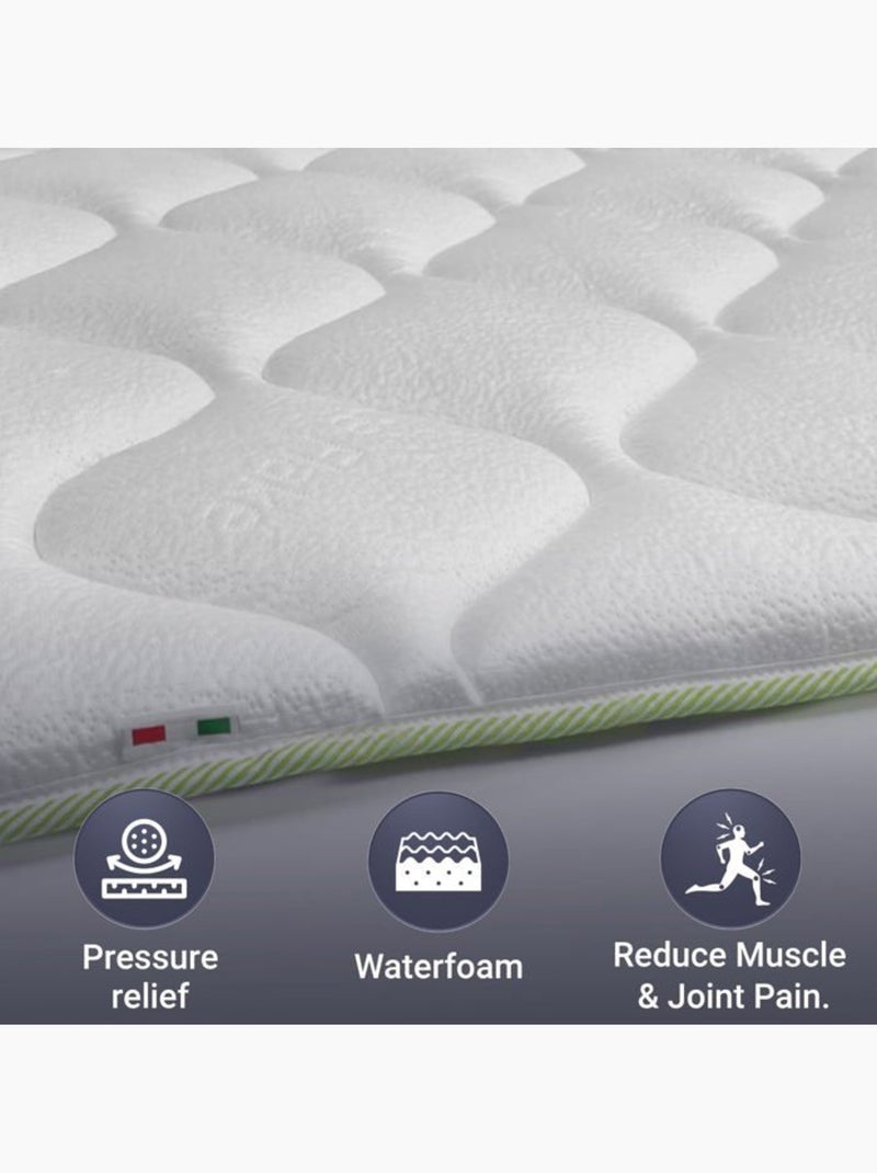 Surmatelas Rafraîchissant - THE WHITE STONE - Artic Cold - Technologie Cooler Blanc - Kiabi