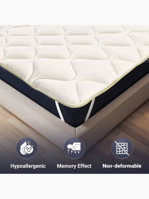 Surmatelas Rafraîchissant - THE WHITE STONE - Artic Cold - Technologie Cooler - Kiabi