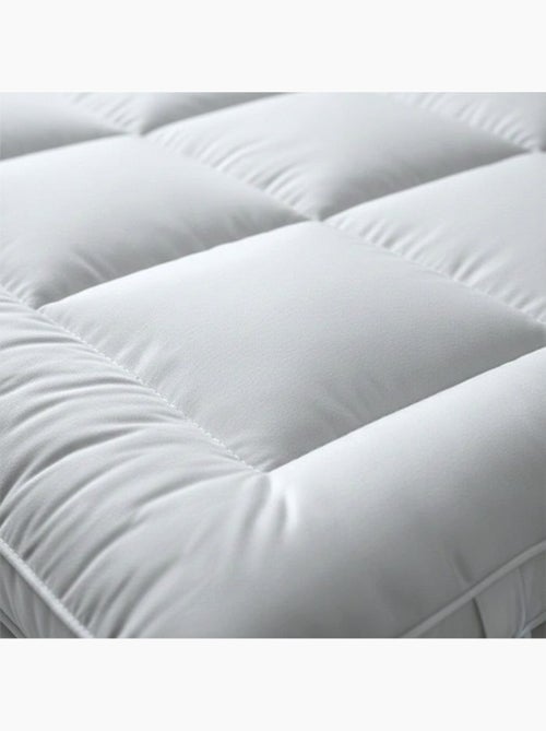Surmatelas rembourré effet hôtel - THE WHITE STONE - Garnissage 1000 g/m² - Kiabi
