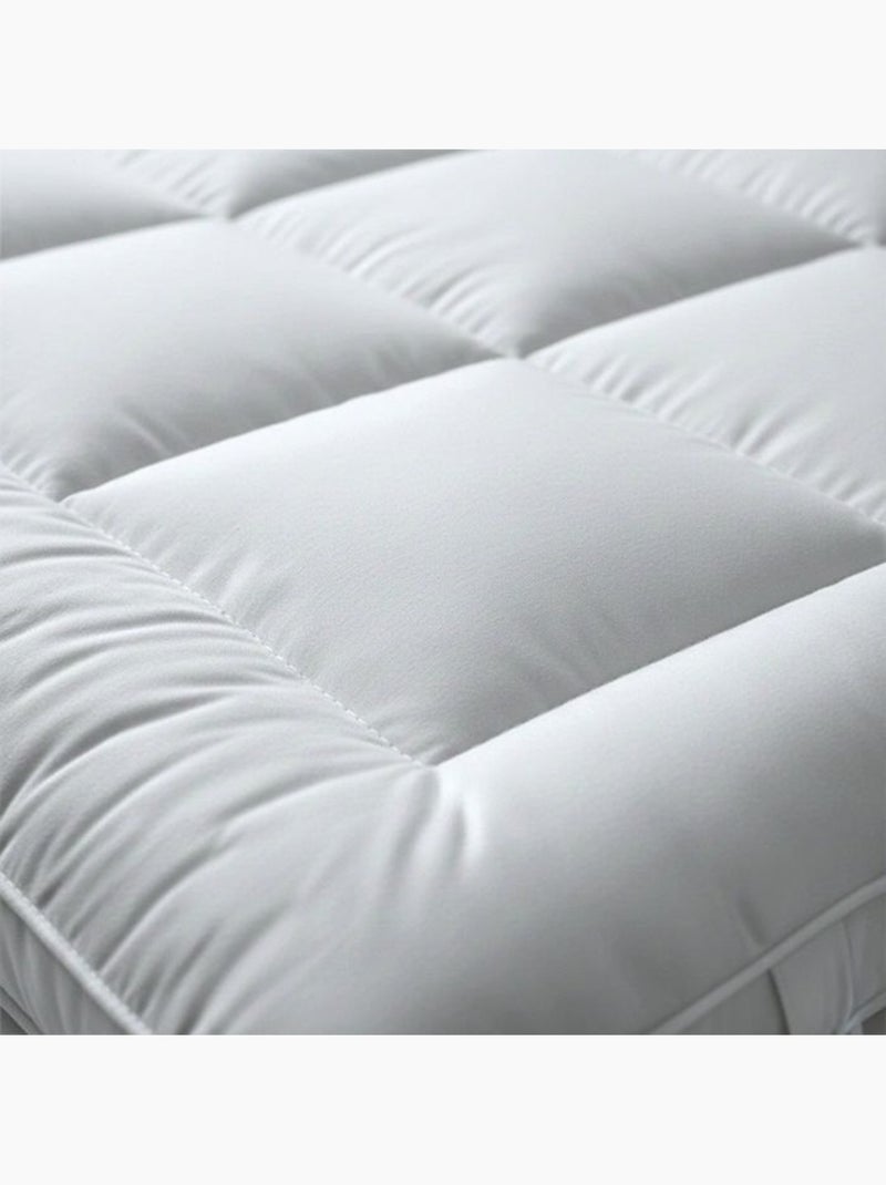 Surmatelas rembourré effet hôtel - THE WHITE STONE - Garnissage 1000 g/m² Blanc - Kiabi