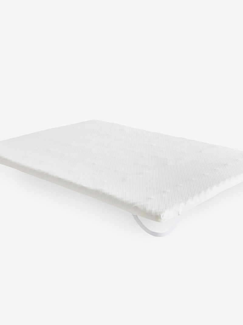 Surmatelas Viscoelastic 7cm Respirant Blanc - Kiabi
