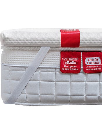 Surmatelas viscoélastique d'hôtel - ignifuge et anti-punaises de lit - confort 5 étoiles