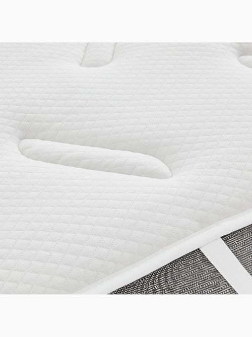 Surmatelas Viscoélastique et Fibre 3cm Confort Ergonomique et Fermeté Moyenne - Kiabi