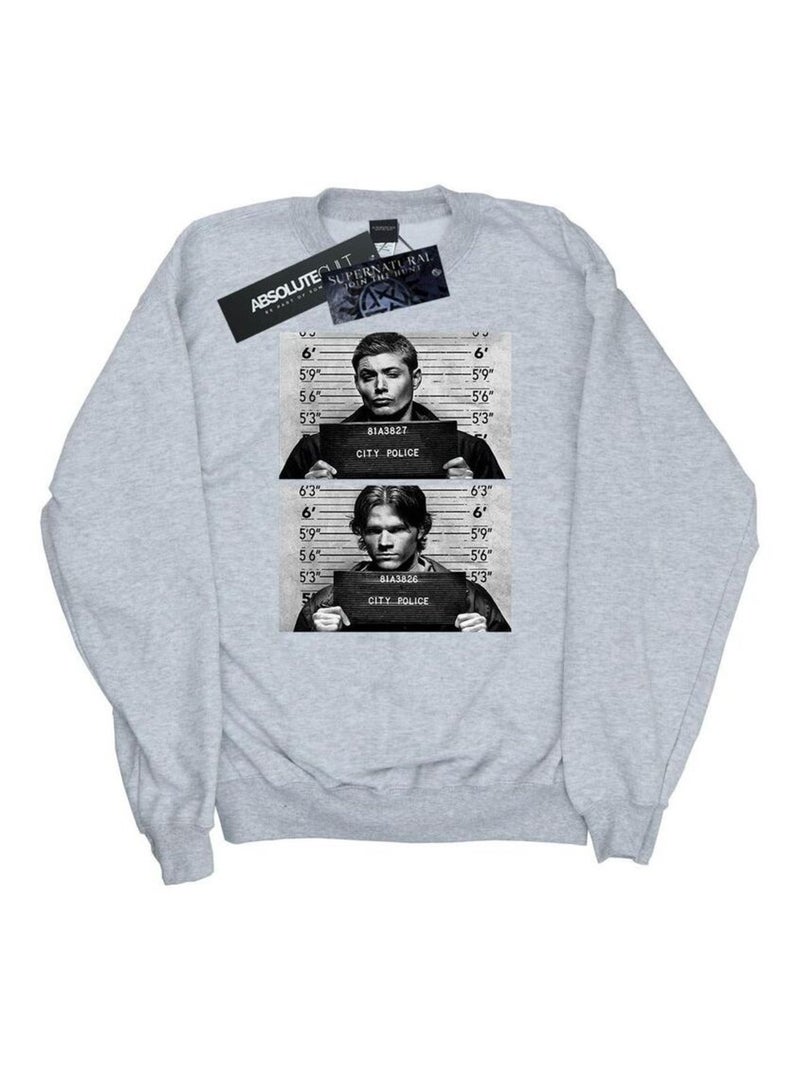 Surnaturel - Sweat Gris chiné - Kiabi