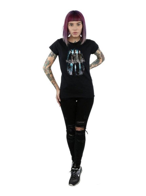 Surnaturel - T-shirt (Castiel, Dean Winchester, Sam Winchester) - Kiabi