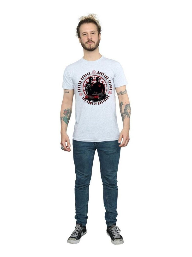 Surnaturel - T-shirt FAMILY BUSINESS Gris chiné - Kiabi