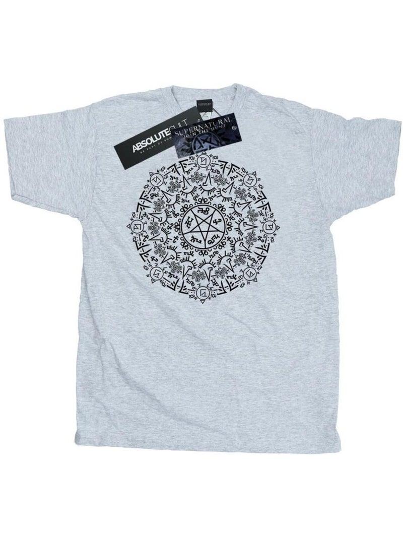 Surnaturel - T-shirt Gris chiné - Kiabi