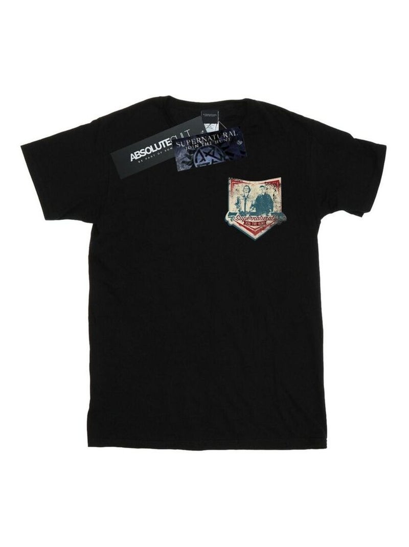 Surnaturel - T-shirt Noir - Kiabi