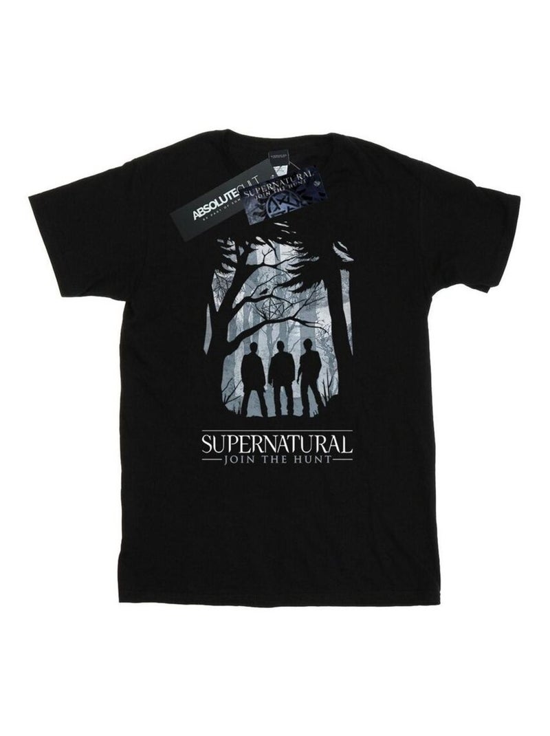 Surnaturel - T-shirt Noir - Kiabi