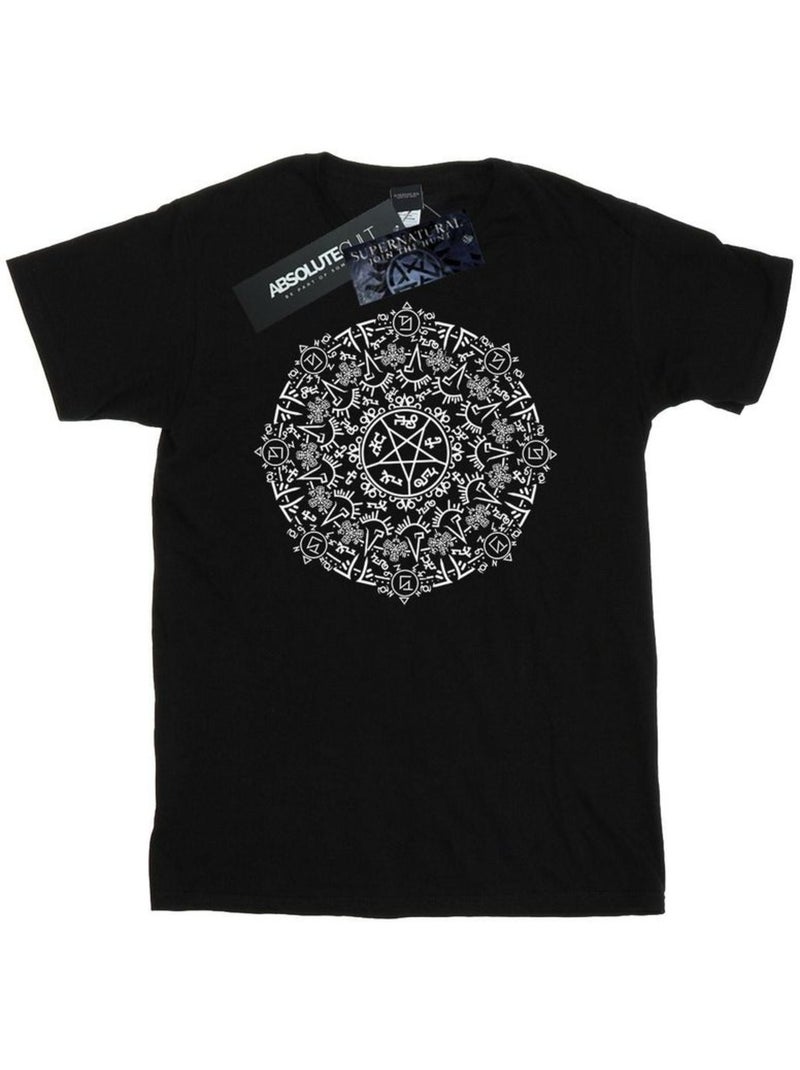 Surnaturel - T-shirt Noir - Kiabi