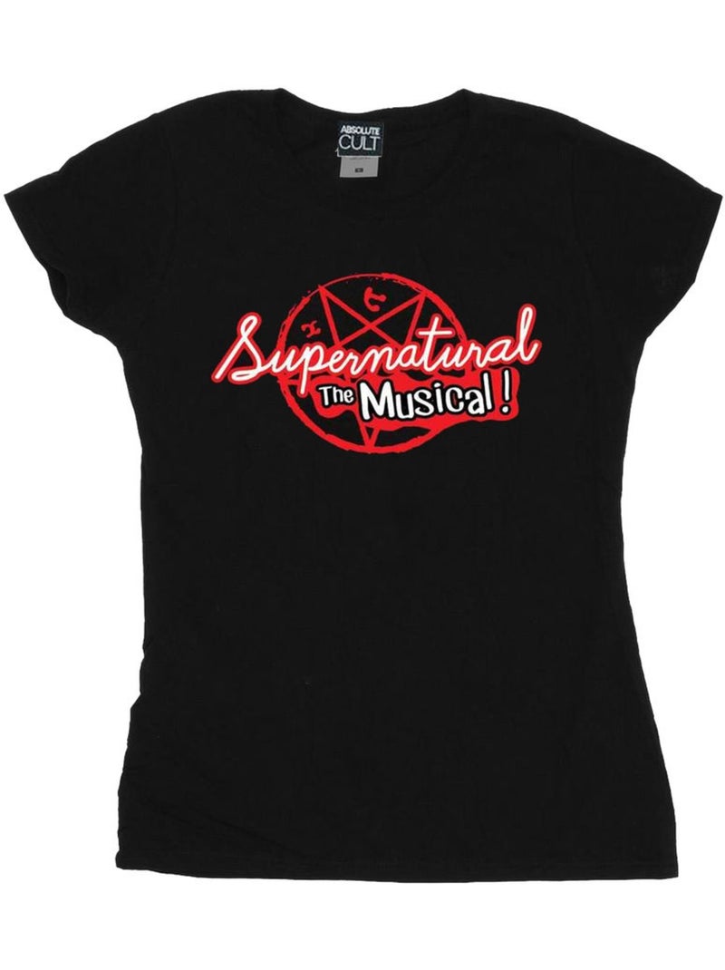 Surnaturel - T-shirt THE MUSICAL Noir - Kiabi