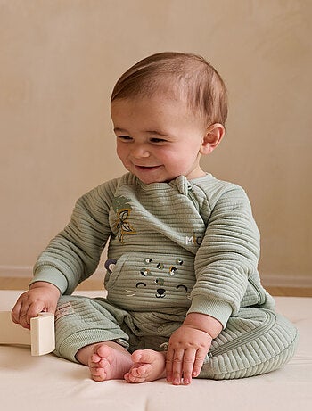 Surpyjama bébé en coton matelassé Boavista