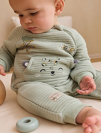 Surpyjama bébé en coton matelassé Boavista