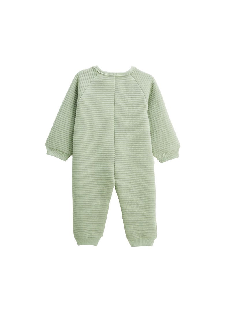 Surpyjama bébé en coton matelassé Boavista Kaki - Kiabi