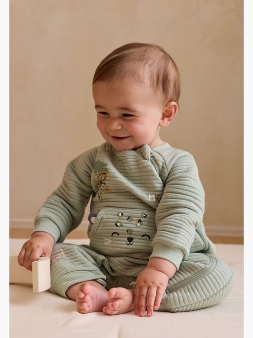 Surpyjama bébé en coton matelassé Boavista - Kiabi
