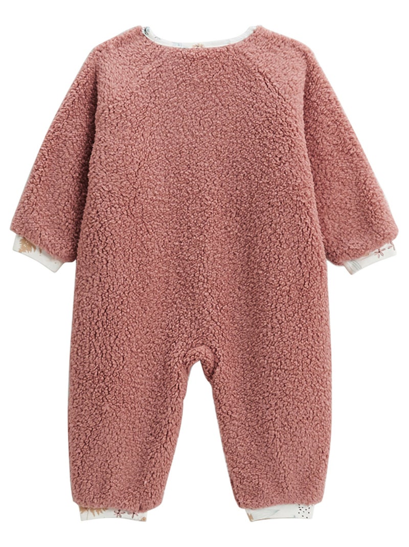 Surpyjama bébé en sherpa Bloom Rose - Kiabi