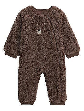 Surpyjama bébé en sherpa Cracotte