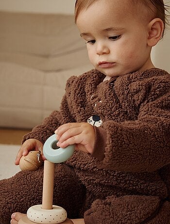 Surpyjama bébé en sherpa Cracotte