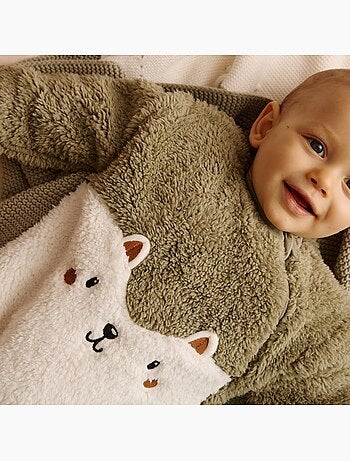 Surpyjama bébé en sherpa Ginkgo