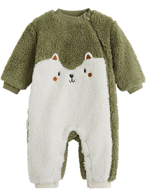 Surpyjama bébé en sherpa Ginkgo - Kiabi Surpyjama bébé en sherpa Ginkgo - Kiabi