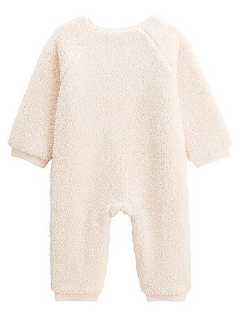 Surpyjama bébé en sherpa Matcha