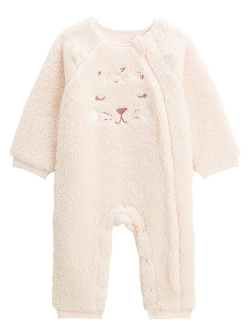 Surpyjama bébé en sherpa Matcha - Kiabi