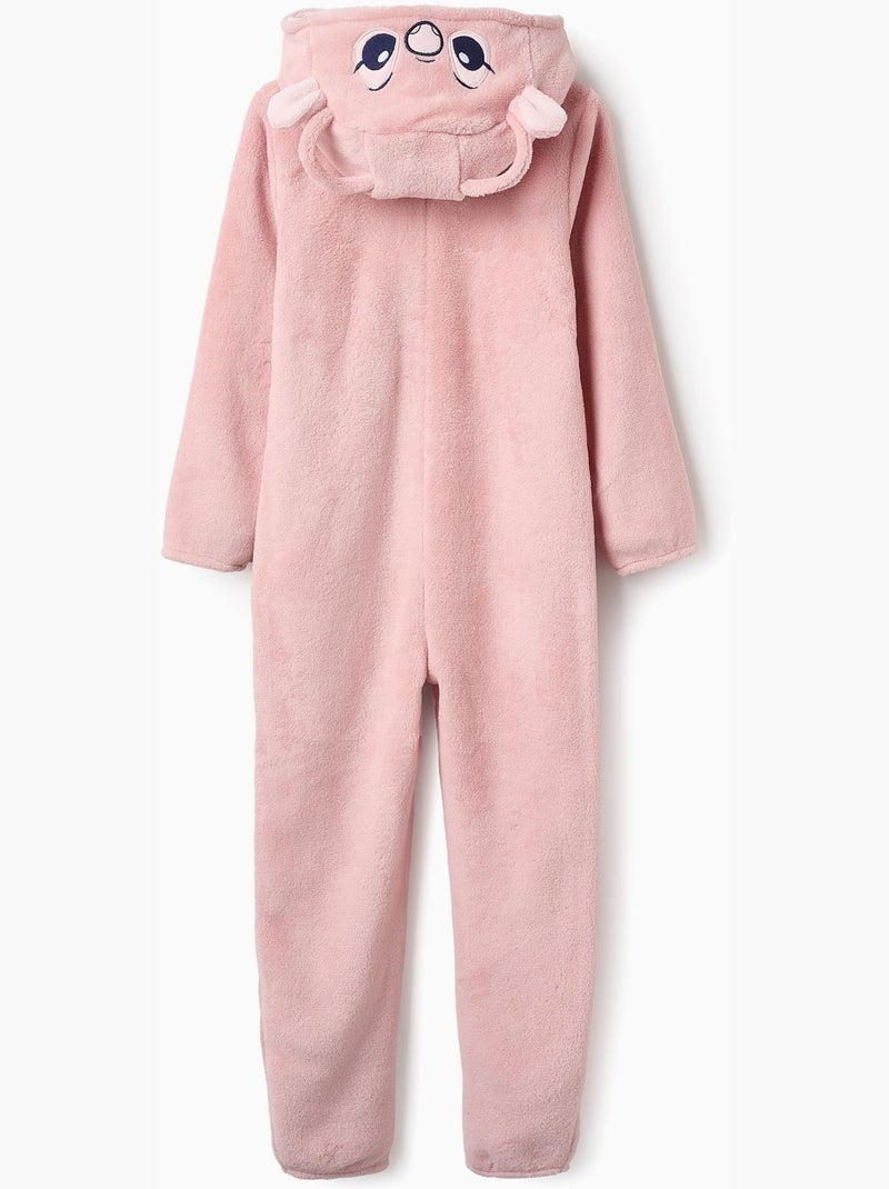 Surpyjama en Polaire avec Capuche Rose clair - Kiabi