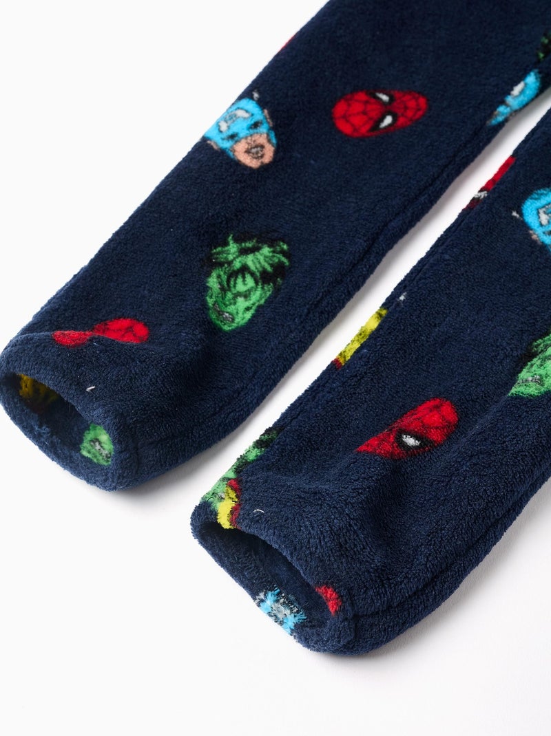 Surpyjama en polaire corail à motif Marvel Bleu foncé - Kiabi