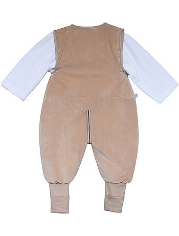 SURPYJAMA ROUGUI VELOURS DOUX MANCHES AMOVIBLES