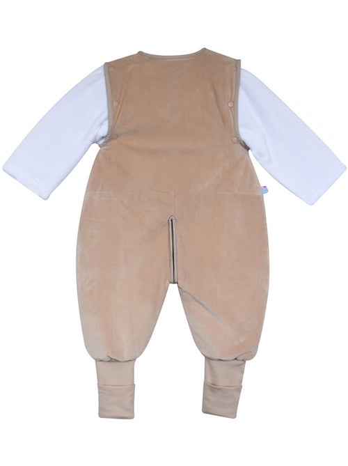 SURPYJAMA ROUGUI VELOURS DOUX MANCHES AMOVIBLES - Kiabi