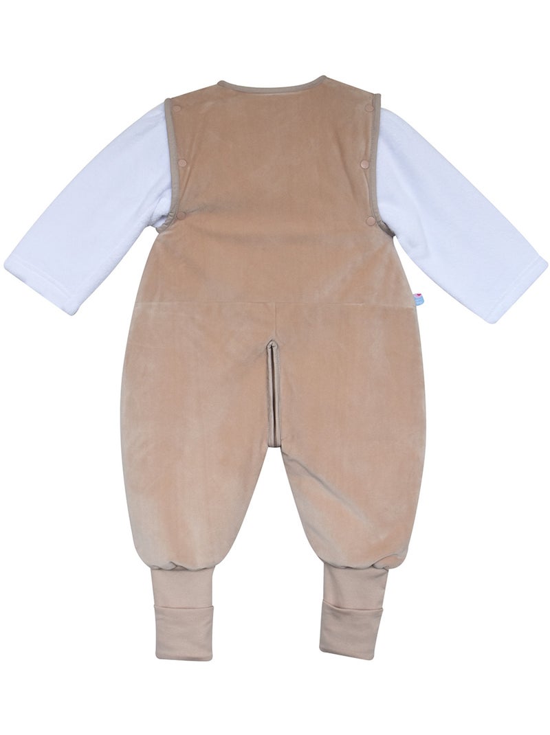 SURPYJAMA ROUGUI VELOURS DOUX MANCHES AMOVIBLES N/A - Kiabi