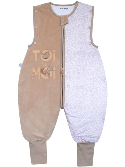 SURPYJAMA ROUGUI VELOURS DOUX MANCHES AMOVIBLES - Kiabi