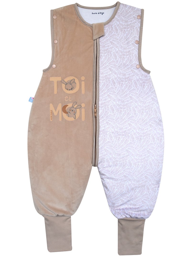 SURPYJAMA ROUGUI VELOURS DOUX MANCHES AMOVIBLES N/A - Kiabi