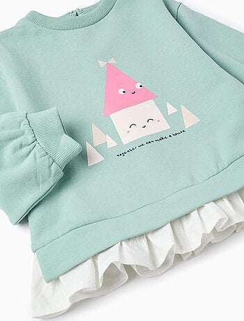 Survêtement en coton polyester peigné