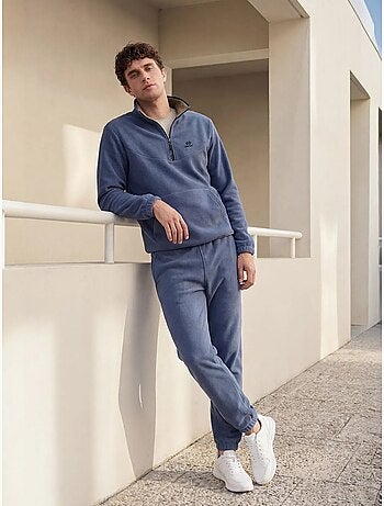 Survêtement homme deux pièces en maille peluche tommy