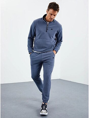 Survêtement homme deux pièces en maille peluche tommy