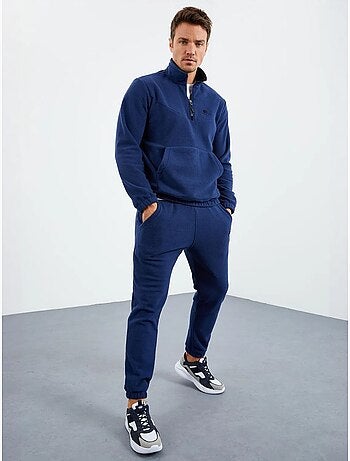 Survêtement homme deux pièces en maille peluche tommy