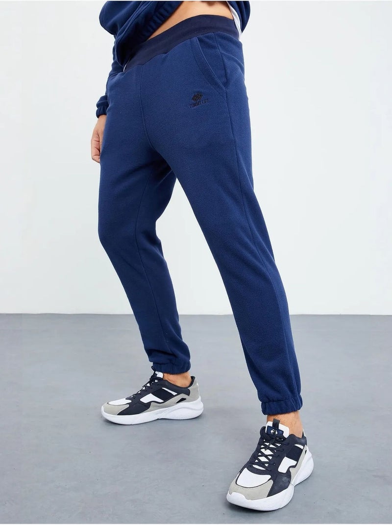 Survêtement homme deux pièces en maille peluche tommy Bleu marine - Kiabi