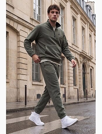 Survêtement homme deux pièces en maille peluche tommy