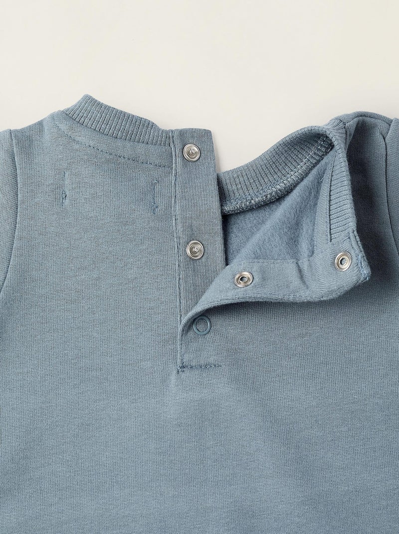 Survêtement Perche, avec bande contrastée NOVEAUX NATURE Bleu Blanc - Kiabi