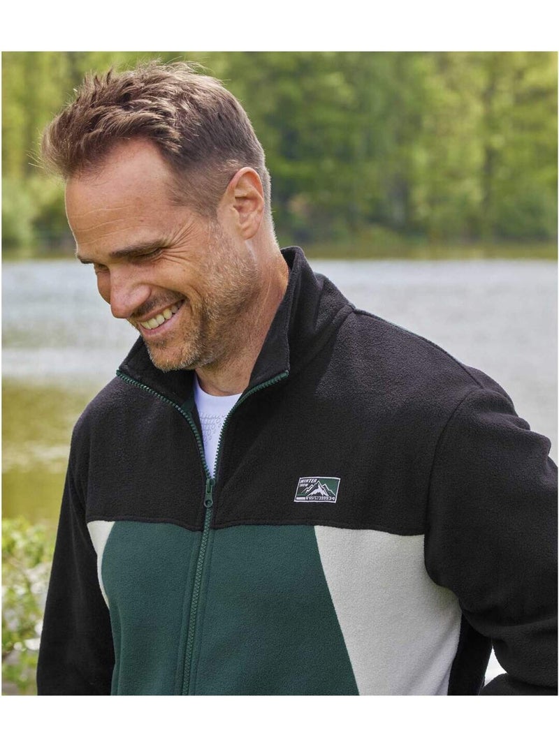 Survêtement Polaire Outdoor   - ATLAS FOR MEN Bleu canard - Kiabi