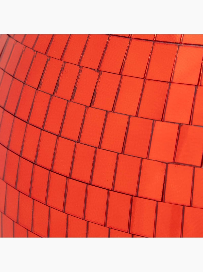 Susp boule disco rouge d40 Rouge - Kiabi