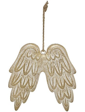 Susp metal ailes ange h28