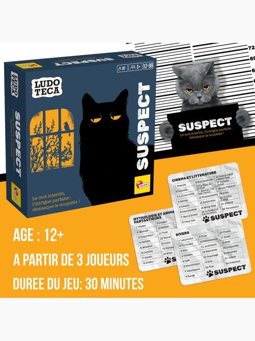 Suspect – Le Jeu de Bluff et de Stratégie pour Mener l’Enquête – Lisciani - Kiabi