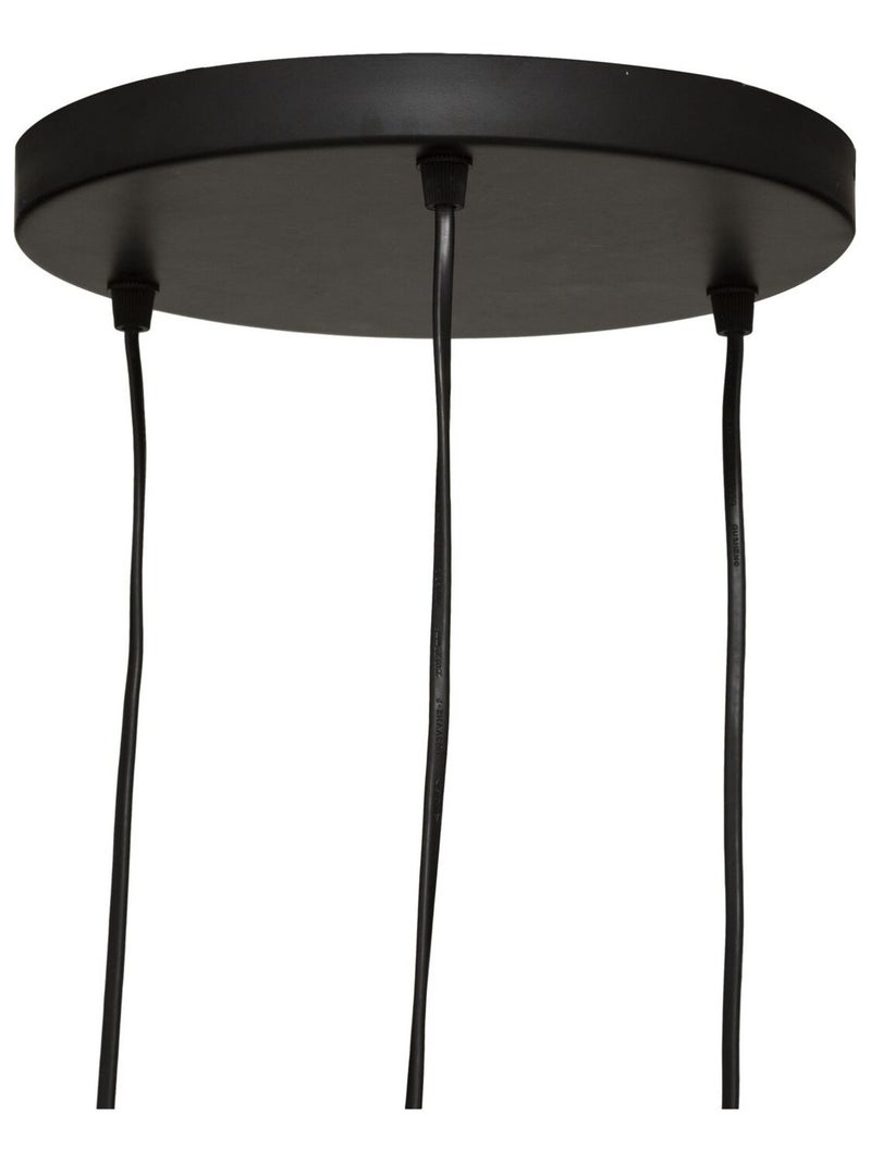 Suspension 3 lampes en corde naturelle JILY Beige - Kiabi