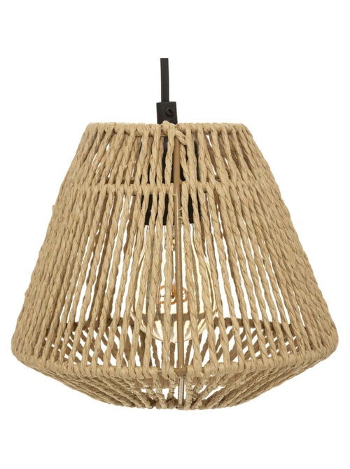 Suspension 3 lampes en corde naturelle JILY - Kiabi