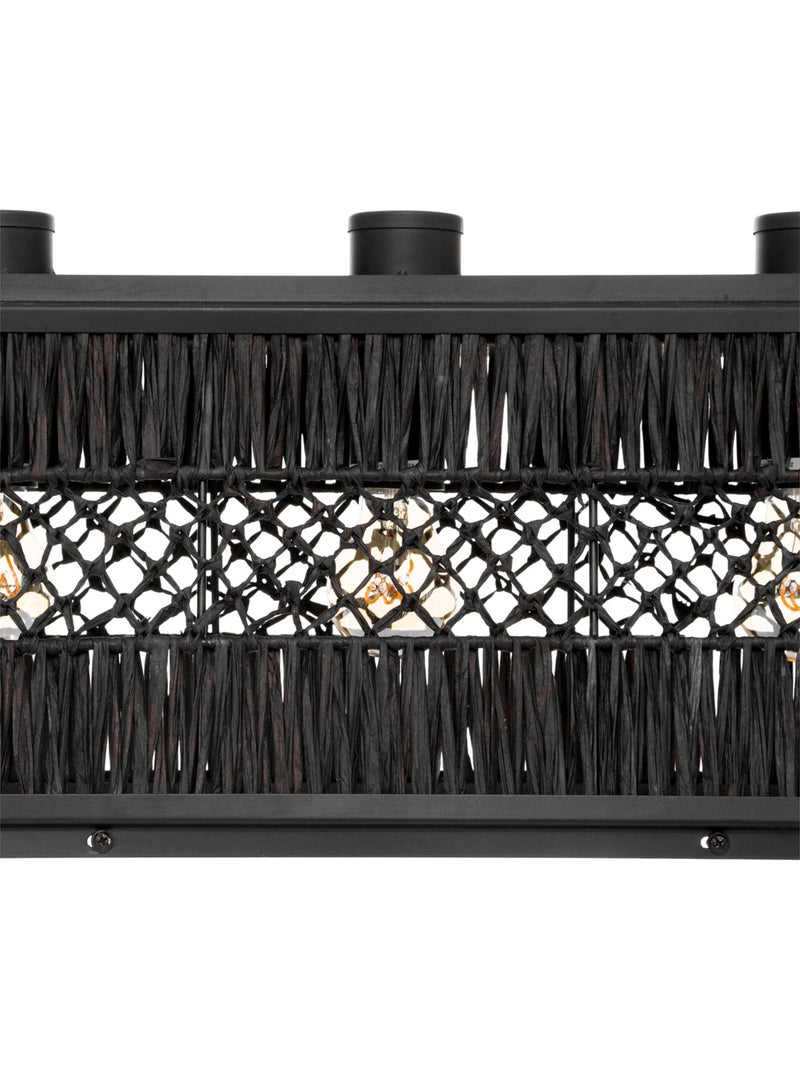 Suspension 5 lumières AARON Noir - Kiabi