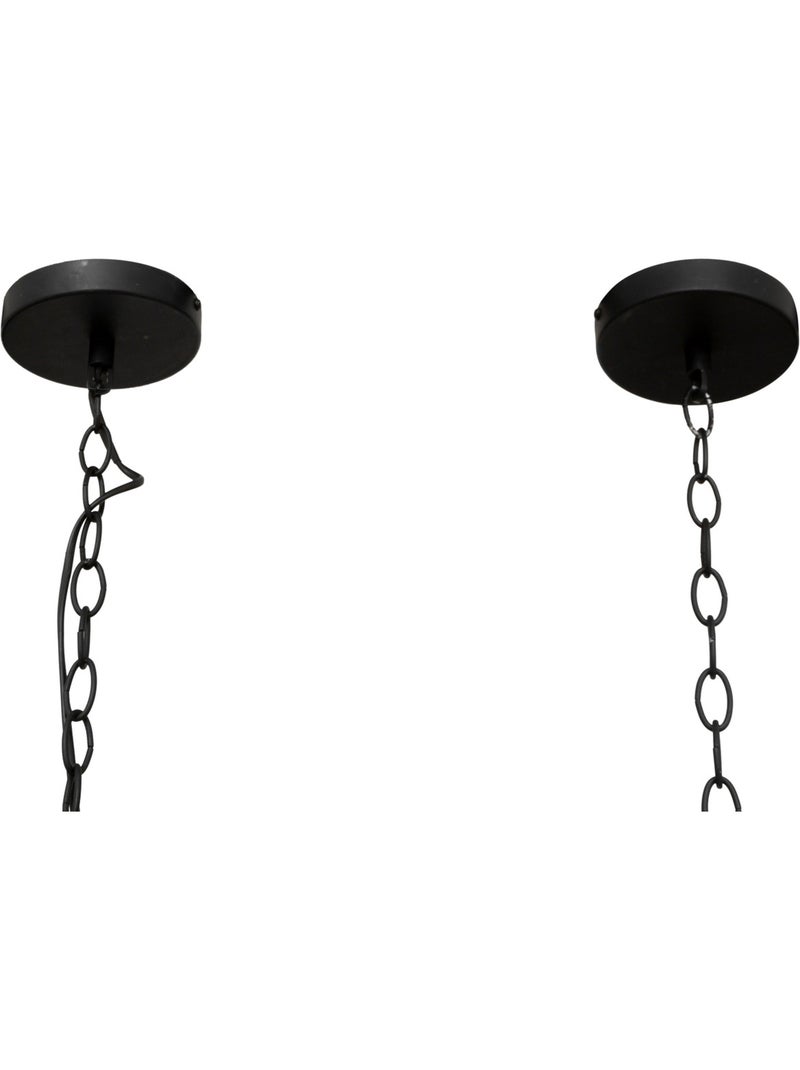 Suspension 5 lumières AARON Noir - Kiabi